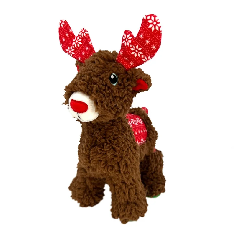 Kong Sherps Reindeer Plush Holiday Dog Toy