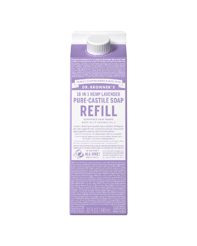 Lavender Pure-Castile Liquid Soap Refill Carton